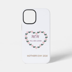 母への芍薬ハートケア iPhone 12 MINIケース