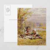 母への花束、1867 ポストカード (正面/裏面)