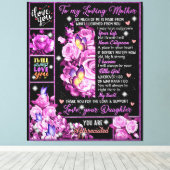 母への誕生日ギフト愛ママ贈り物アイディア キャンバスプリント (インサイチュ (ウッドフロア))