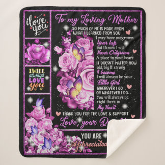 母への誕生日ギフト愛ママ贈り物アイディア シェルパブランケット