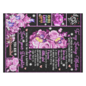 母への誕生日ギフト愛ママ贈り物アイディア テーブルクロス (正面(横))