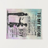 母への贈り物、ホームデコー、ママへの贈り物 タペストリー (正面(横))