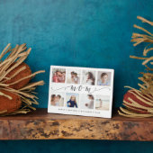 母への贈り物 |家族の写真記念コラージュ フォトプラーク (側面)