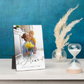 母への贈り物 |母の日フルフォトママスクリプト フォトプラーク (側面)