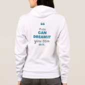 母へのTシャツ パーカ (裏面)