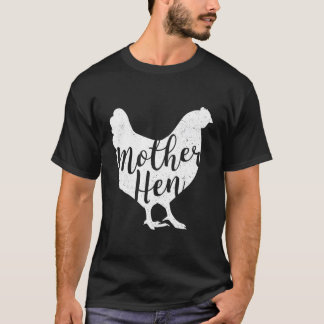 母へん幸せな母の日かわいいチキンギフト Tシャツ