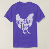 母へん幸せな母親の日かわいいチキンギフト Tシャツ (デザイン正面)