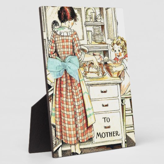 母へ フォトプラーク (側面)