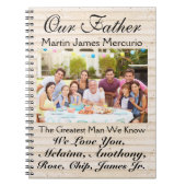 母または父の日のための愛のノート – srf ノートブック (正面)