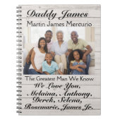 母または父の日のための愛のノート – srf ノートブック (正面)