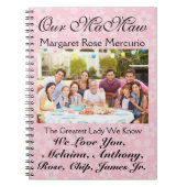 母または父の日のための愛のノート – srf ノートブック (正面)