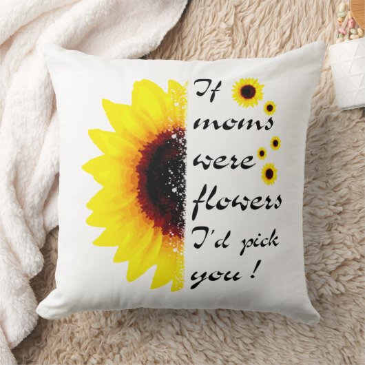 母もしは花、母は花 クッション (ブランケット)