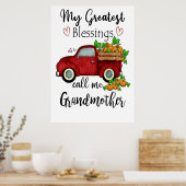 母もっとも偉大恵みは私を祖母と呼ぶ ポスター (キッチン)