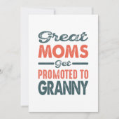 母もっとも偉大母の日に昇進する サンキューカード (正面)