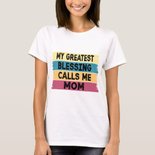 母もっとも偉大賛美に電話する Tシャツ