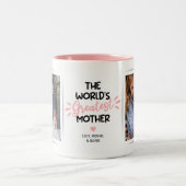 母もっとも偉大2写真2トーンのコーヒーマグ ツートーンマグカップ (中央)