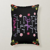 母よ感謝していお前の娘だ アクセントクッション (正面(垂直))