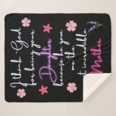 母よ感謝していお前の娘だ シェルパブランケット (正面(横))