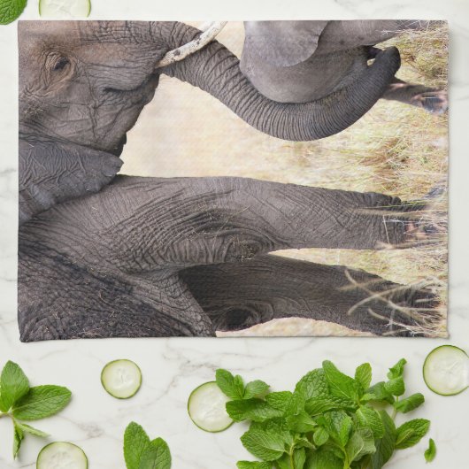 母らしい愛 キッチンタオル (折り畳み)