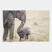 母らしい愛 キッチンタオル (横)