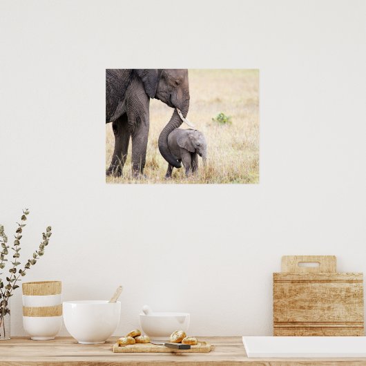 母らしい愛 ポスター (キッチン)