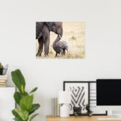 母らしい愛 ポスター (ホームオフィス)