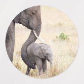 母らしい愛 ラベル (デザイン1)