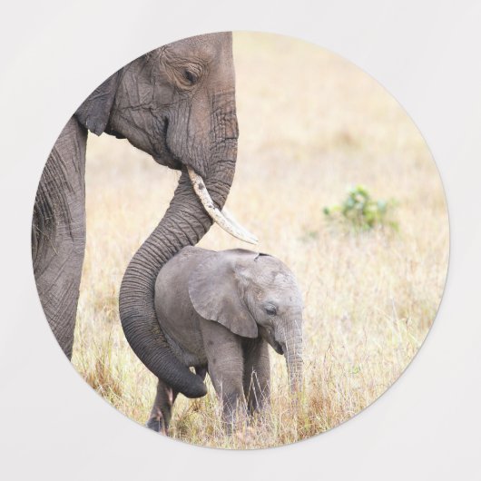 母らしい愛 ラベル (デザイン1)