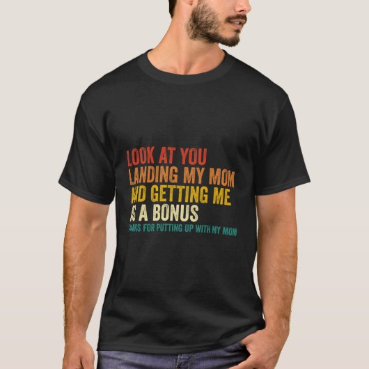 母を上陸させて私を盆に迎えに行く Tシャツ (正面)