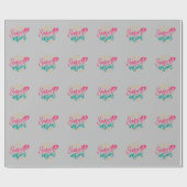 母を愛して母を幸せにすごいする ラッピングペーパー (フラット)