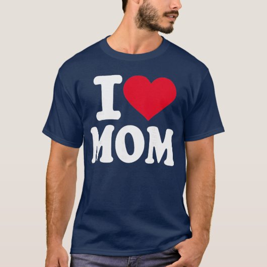 母を愛する友達 Tシャツ (正面)