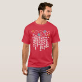 母を愛する強い驚インスパイアくべき最愛の母 Tシャツ (正面フル)