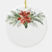 母を愛する思い出のフローラ セラミックオーナメント (裏面)