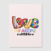 母を愛する自閉症の誇りを持った意識 (正面)