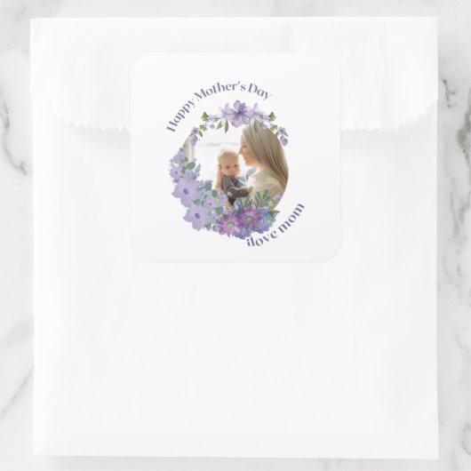 母を愛する スクエアシール (バッグ)