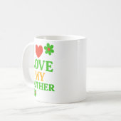 母を愛す コーヒーマグカップ (正面左)