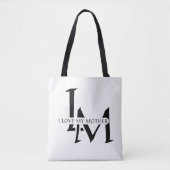 母を愛す トートバッグ (正面)