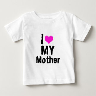 母を愛す ベビーTシャツ
