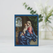 母を抱くキリストの子 ポストカード (スタンド正面)