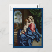 母を抱くキリストの子 ポストカード (正面/裏面)