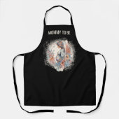 母を期待してフローラ水の色になるママ エプロン (正面)