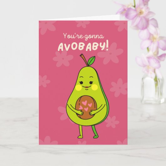 母を期待:あなたは行くアボベビー カード (蘭)