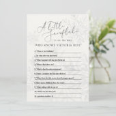 母を知っている小さな雪の結晶の冬の赤ちゃんシャワー 招待状 (スタンド正面)