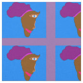 母アフリカの生地 ファブリック (クローズアップ)