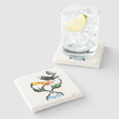 母アフリカ ストーンコースター (横)