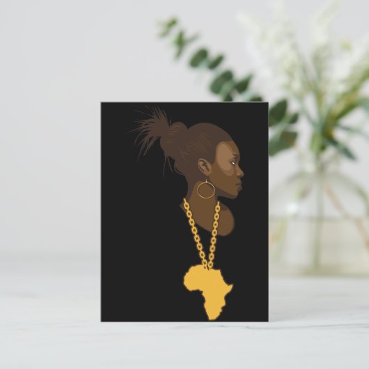 母アフリカ ポストカード (スタンド正面)