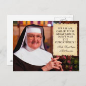 母アンジェリカを思い出す。 ポストカード (正面/裏面)