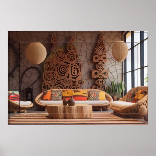 母ア祝フリカ ポスター (正面)