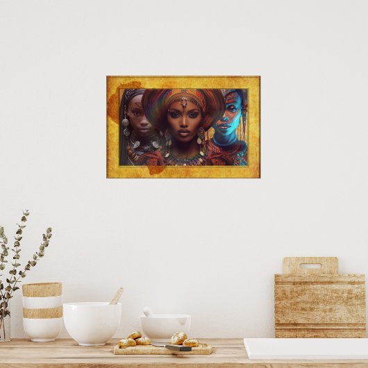 母ア祝フリカ ポスター (キッチン)