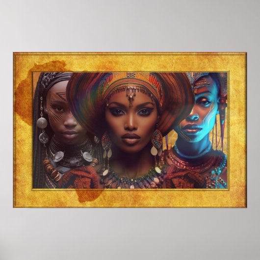 母ア祝フリカ ポスター (正面)